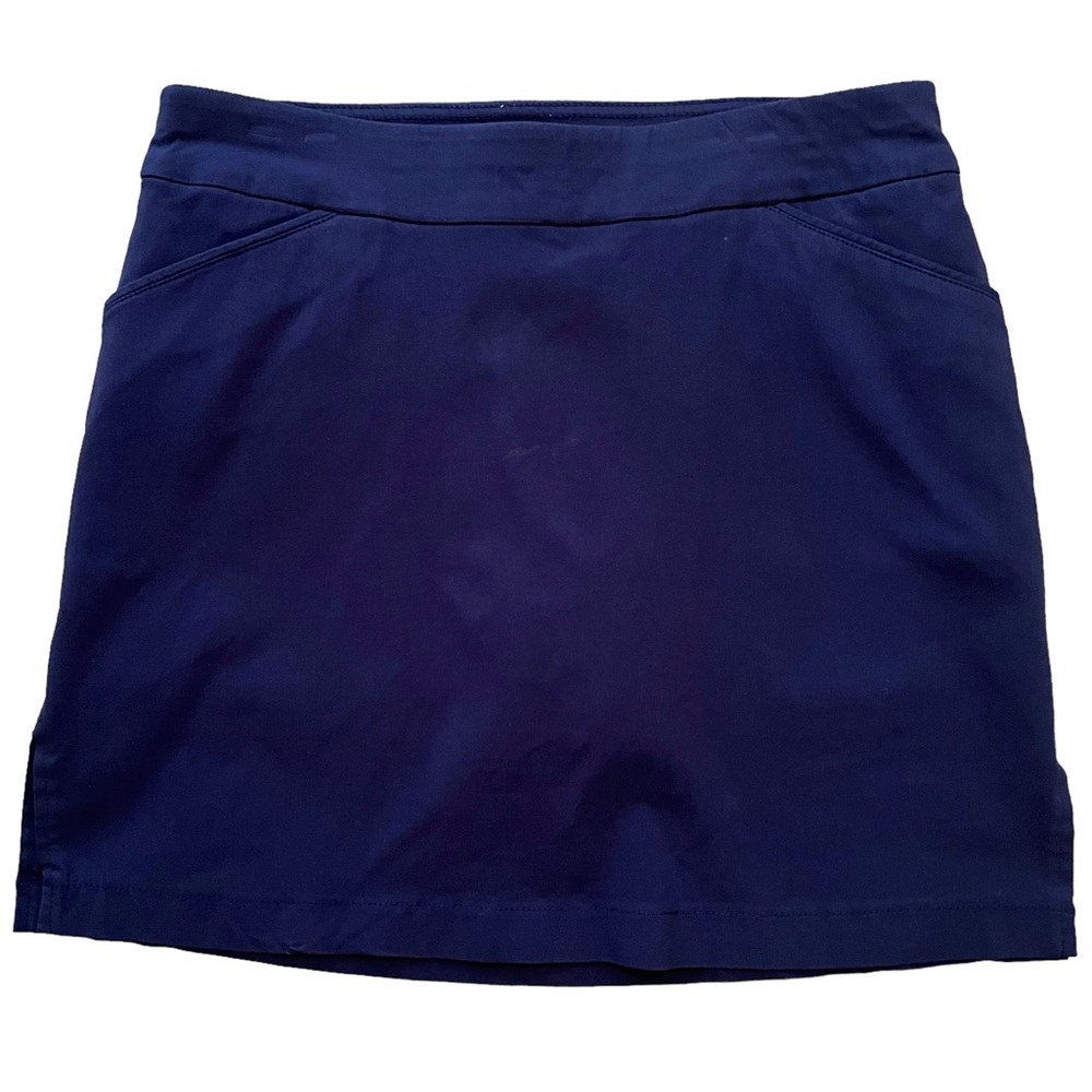 Coral Bay Navy Blue Knit Pull On Skort 4